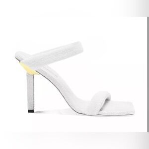 Good American | Terry Slip On High Heel Sandals | 9.5 Womens